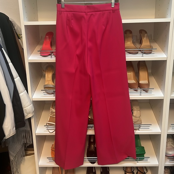 Zara Full Length Pant Fuscia Size M 8345/707 - Picture 4 of 4